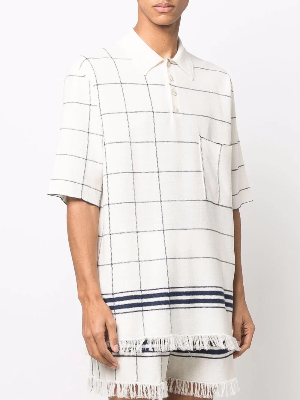 striped polo shirt - 3