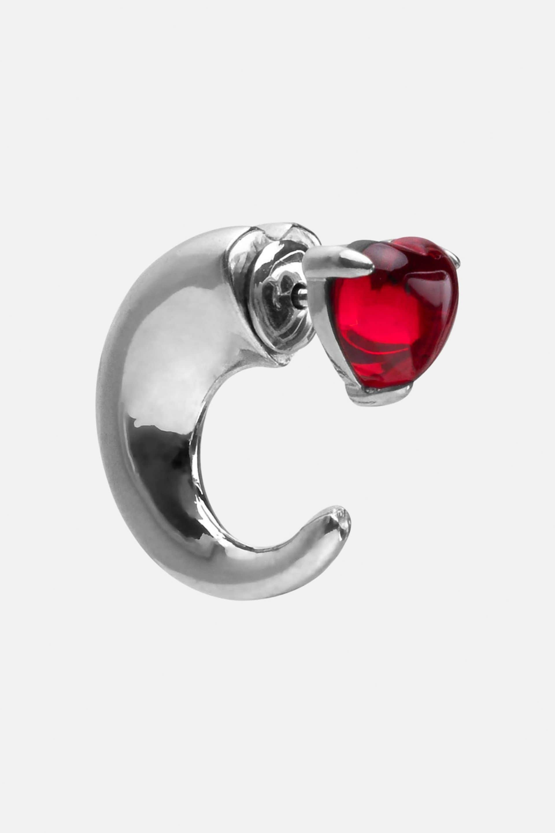 Red Heart Earring - 1