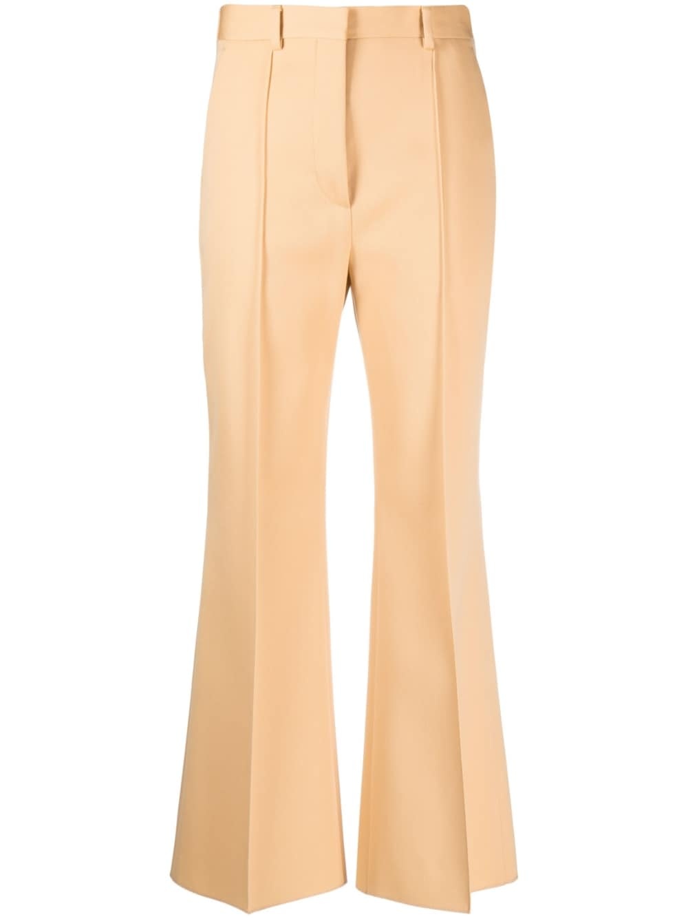 cropped flared trousers - 1