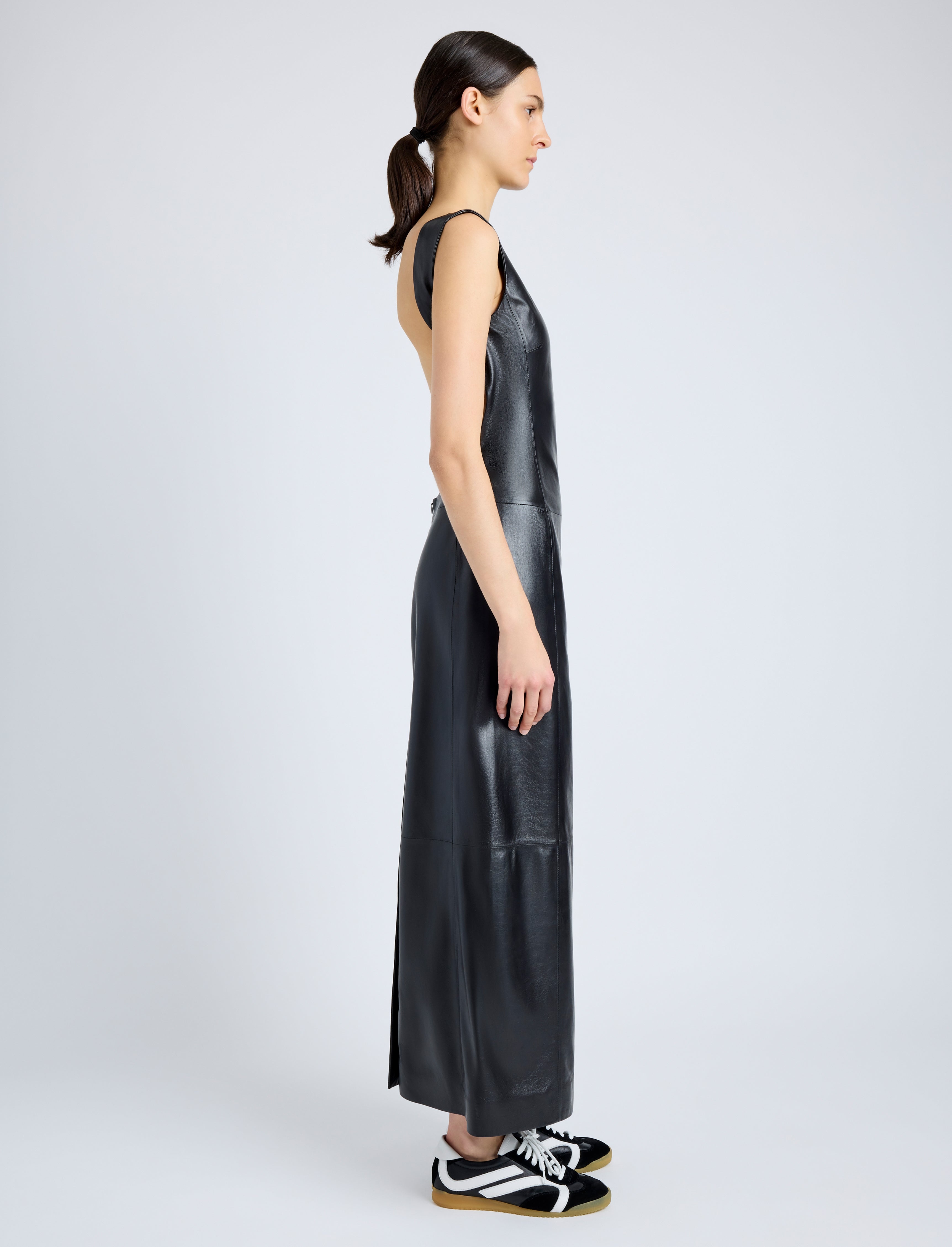 Ellery Dress in Leather - 3