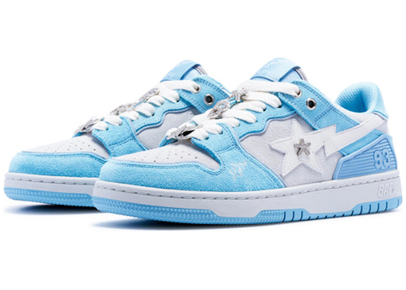 A Bathing Ape Bape SK8 Sta Blue Mist by Bapy (Women's) - 2