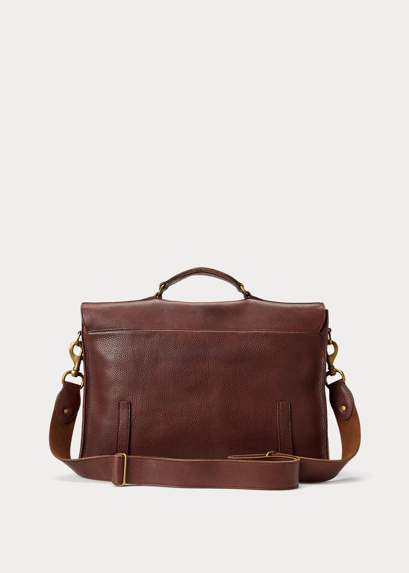 Heritage Leather Messenger Bag 3