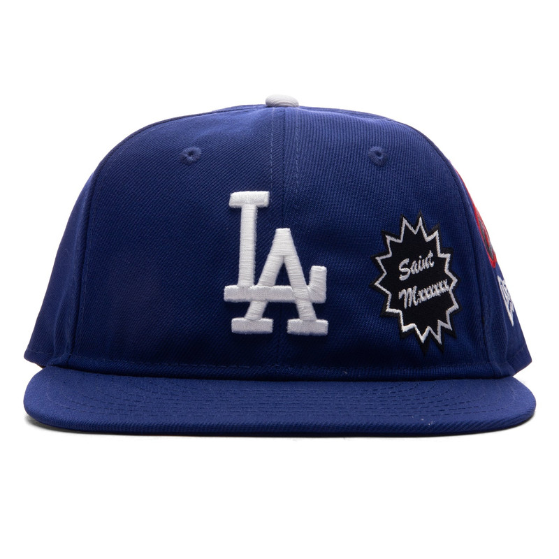 SAINT MICHAEL X NEW ERA MX6 DODGERS CAP - BLUE 1
