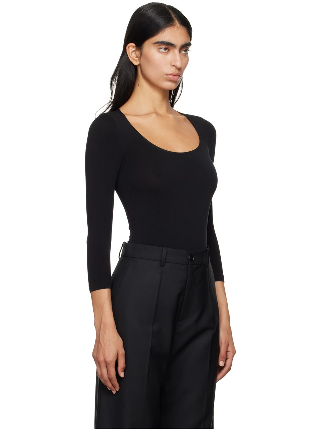 Black Tokio String Bodysuit - 2