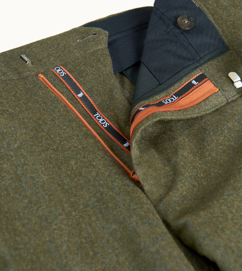 Tod's TROUSERS - GREEN outlook