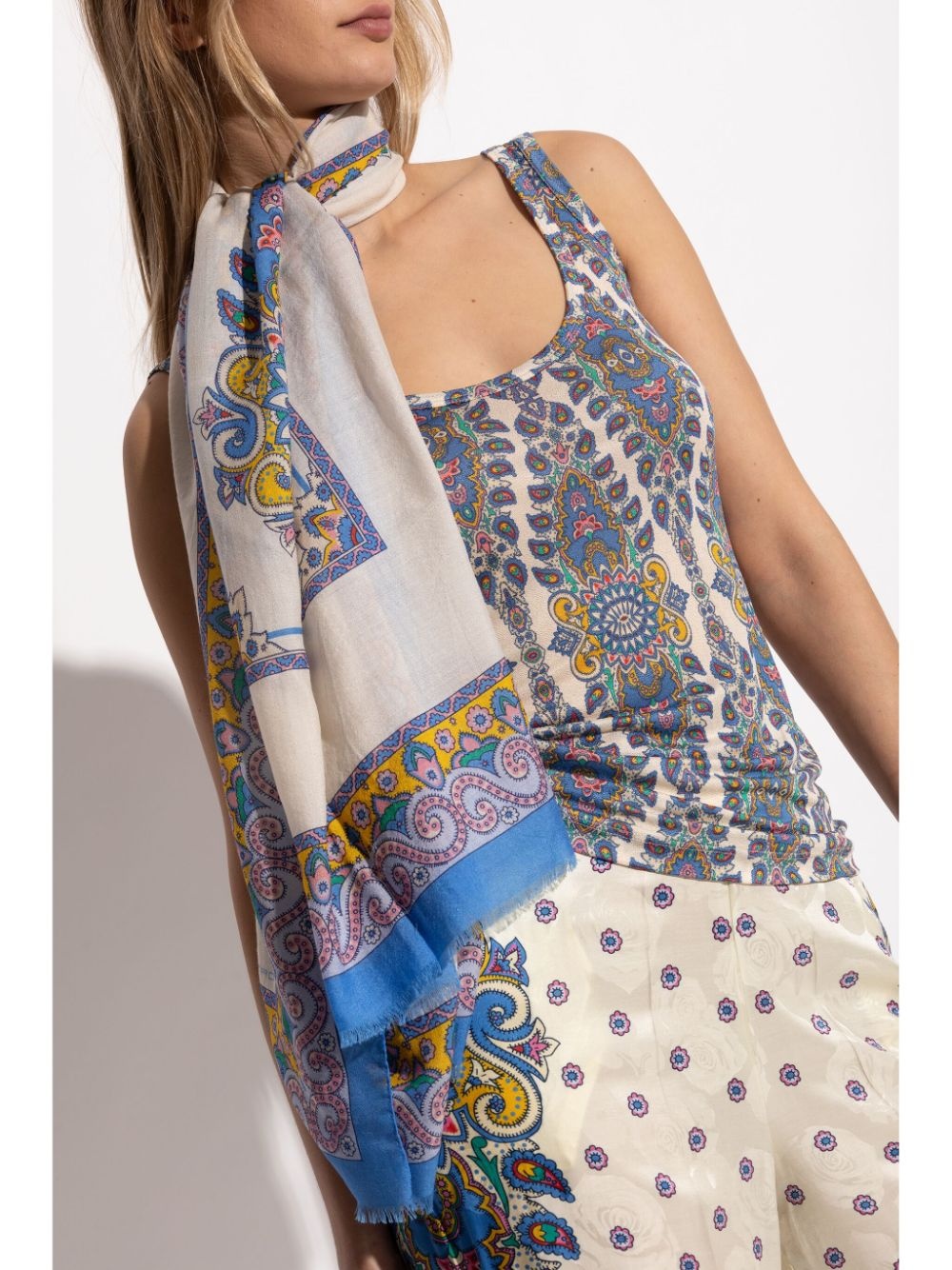 printed scarf - 2