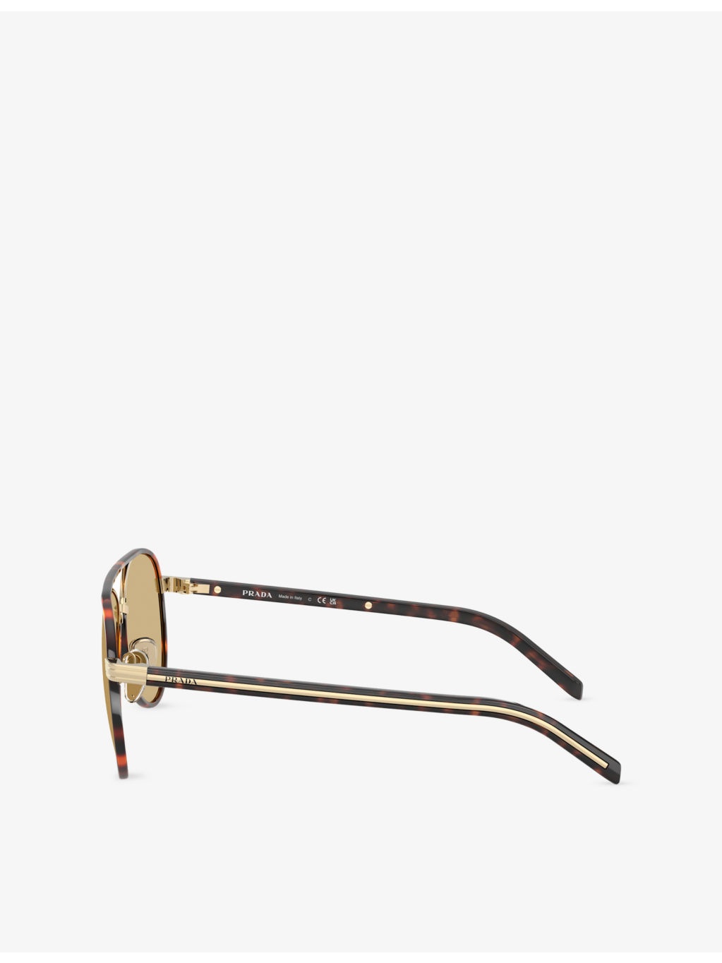 PR B57S Pilot-Frame Steel Sunglasses - 3