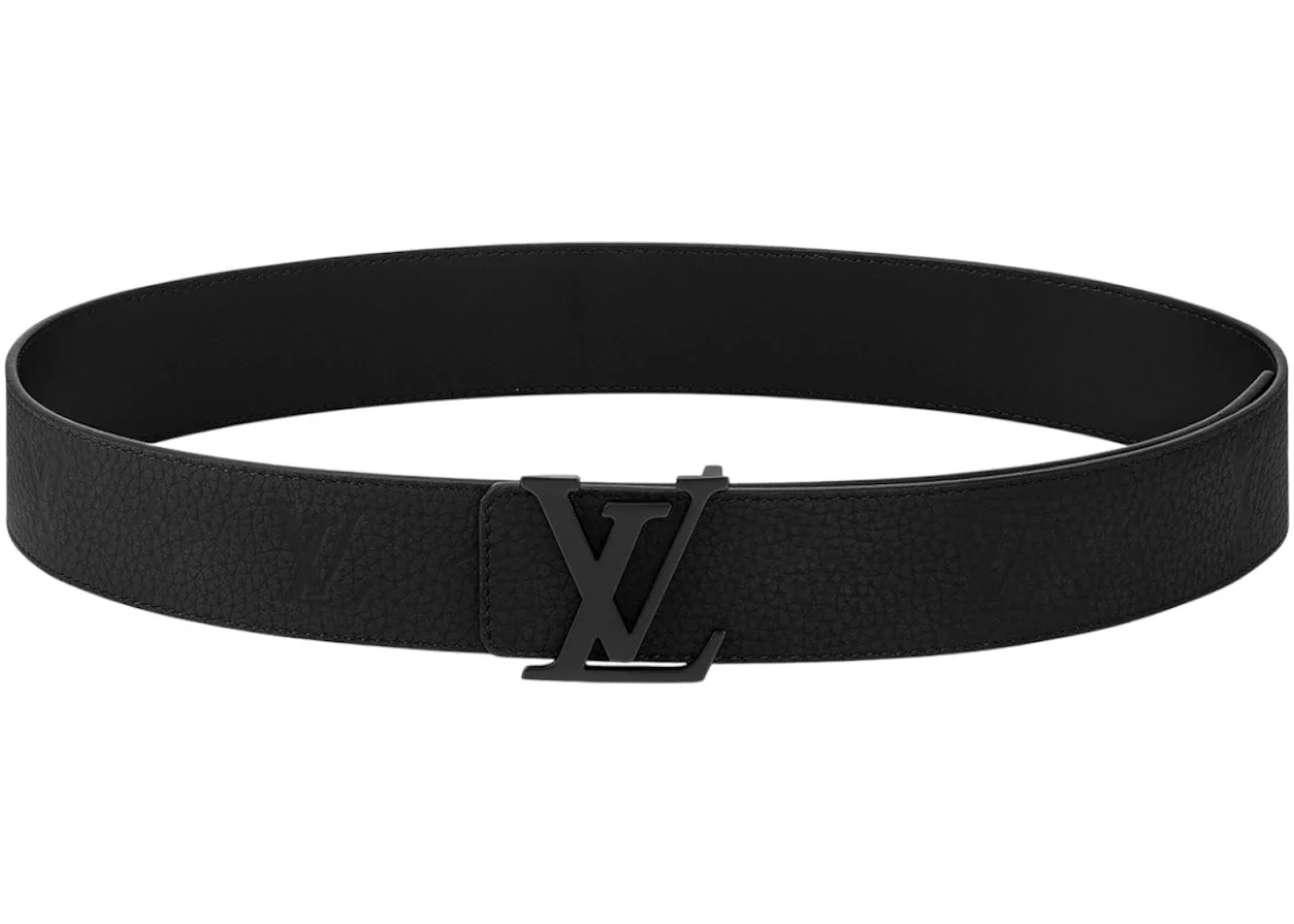 Louis Vuitton LV Initials Taurillon Monogram 40mm Reversible Belt Black - 1