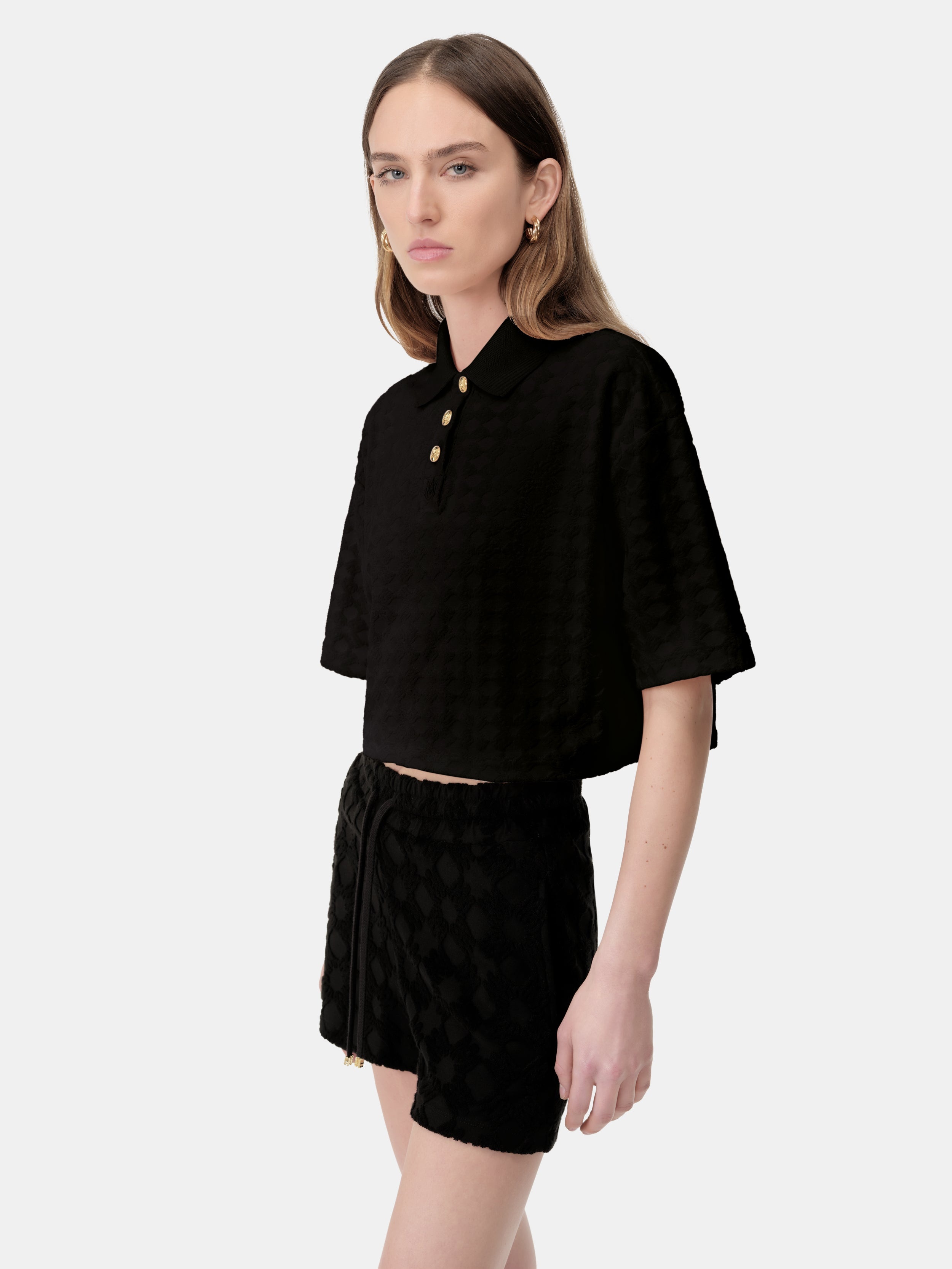 WOMEN'S MA QUAD TOWELING POLO - 5