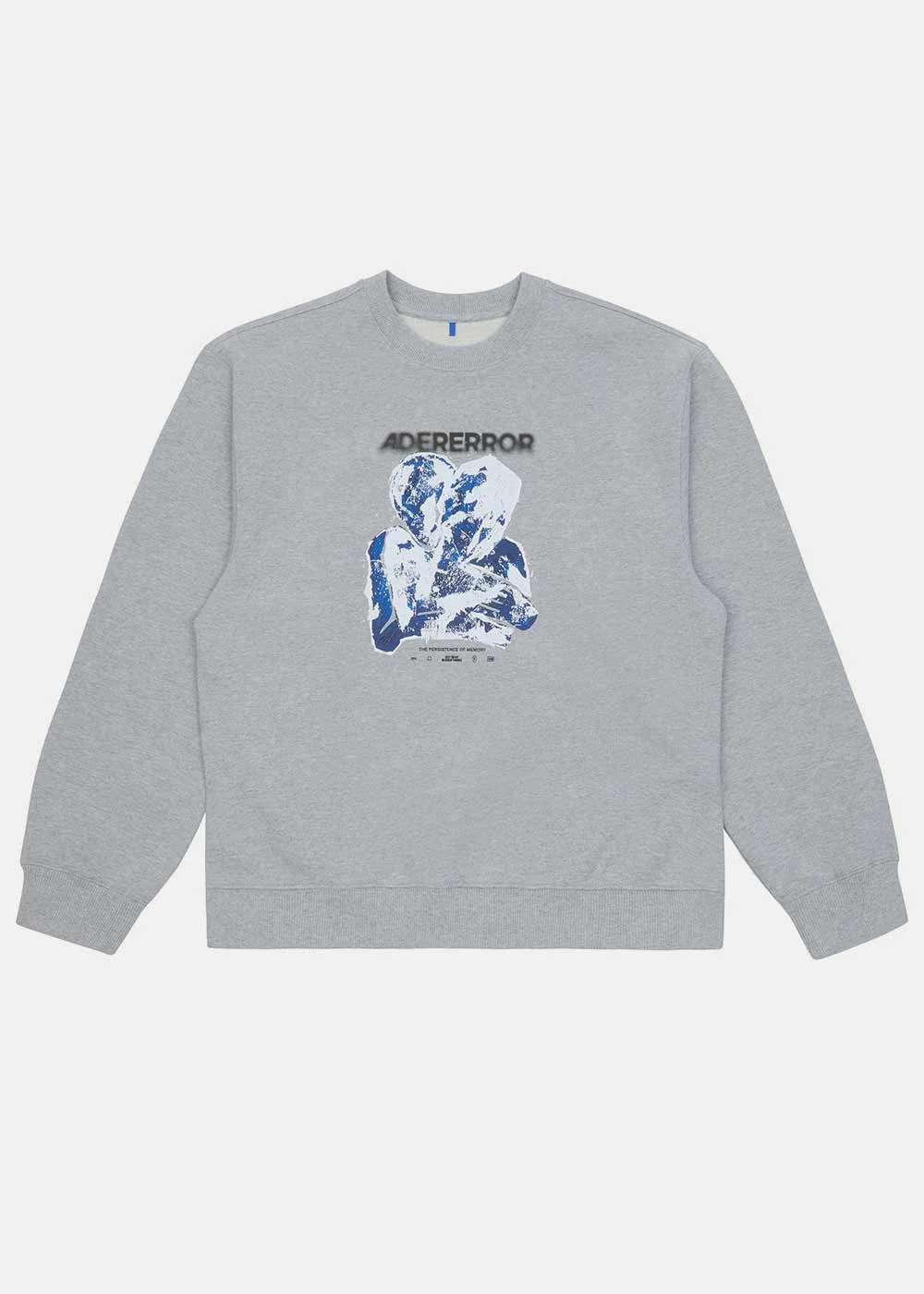 Grey Graphic-Print Sweatshirt - 1