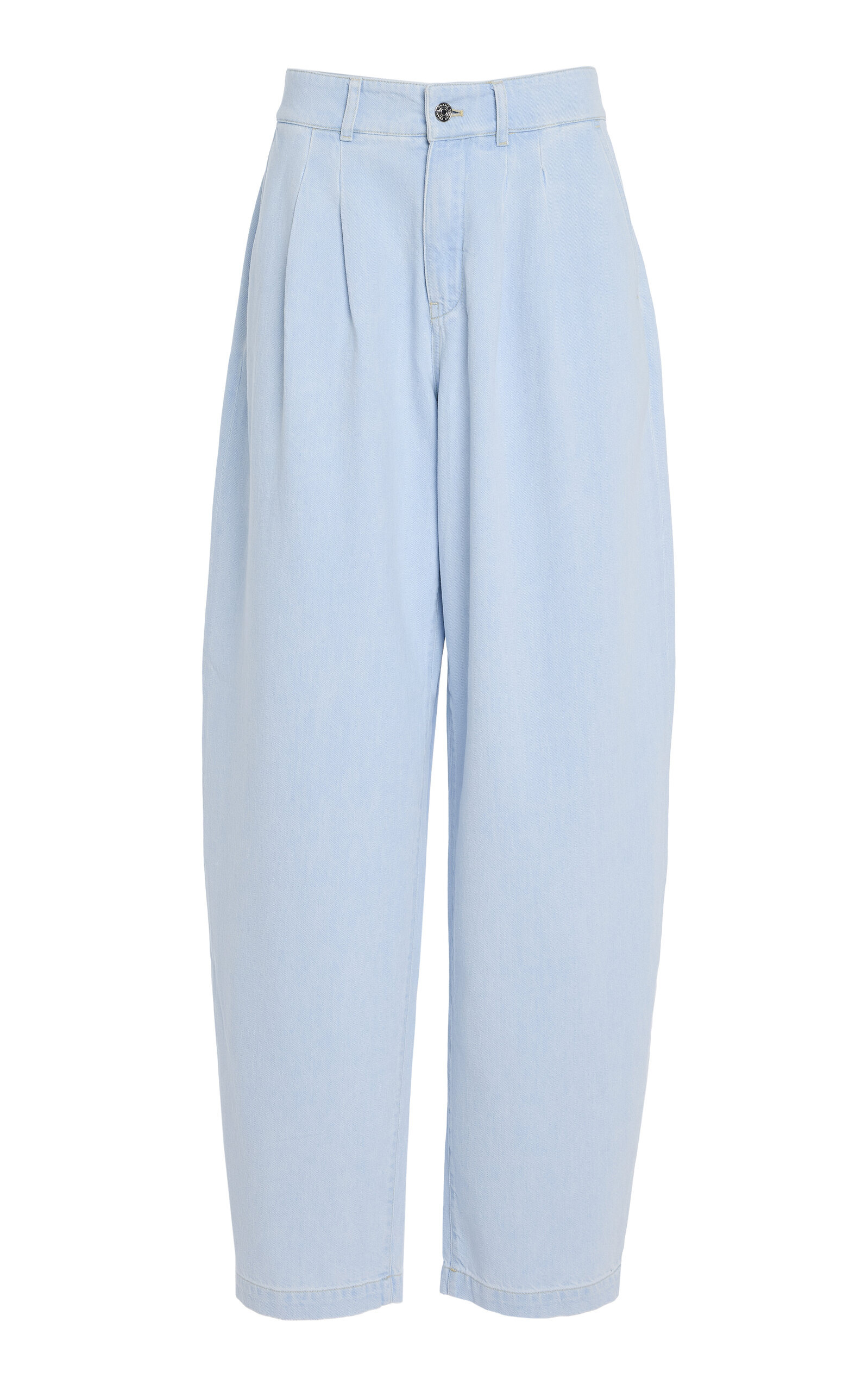 High-Rise Tapered Pants light wash - 1