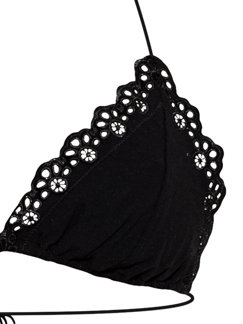 ULLA JOHNSON lace-trim bikini top outlook