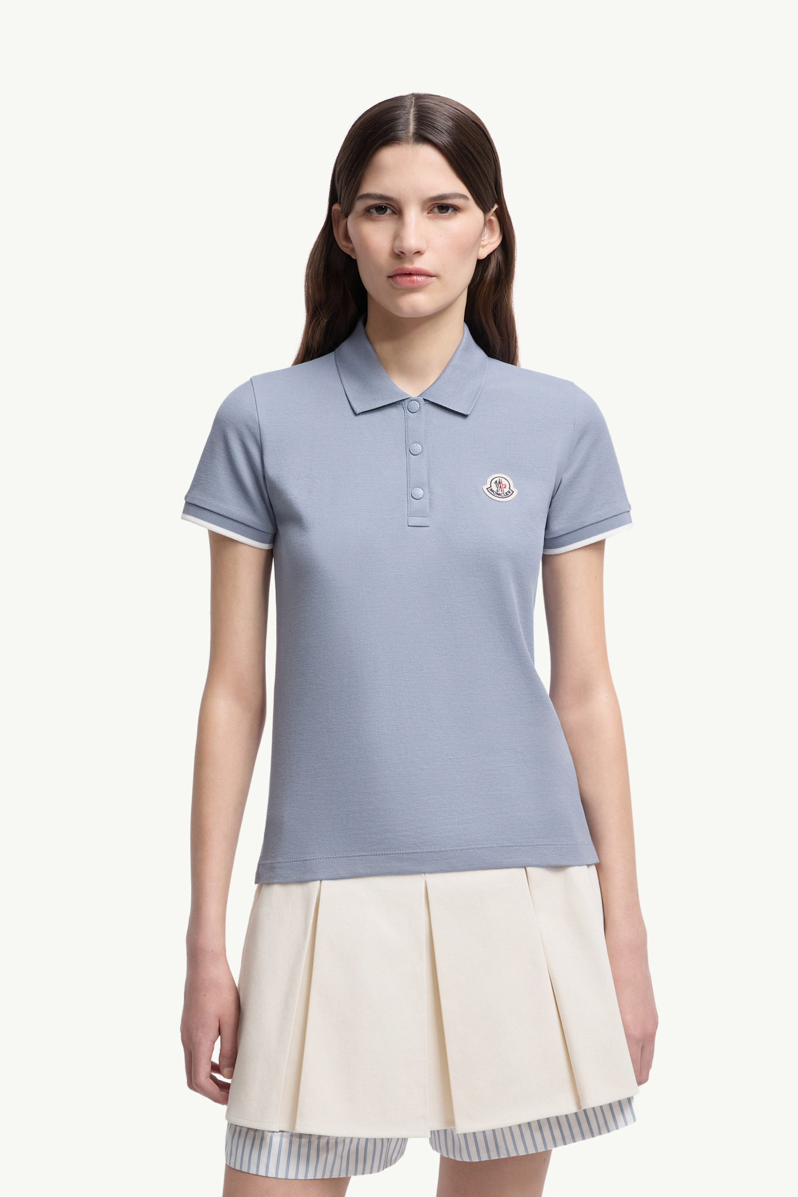 Logo Patch Cotton Piquet Polo Shirt - 3