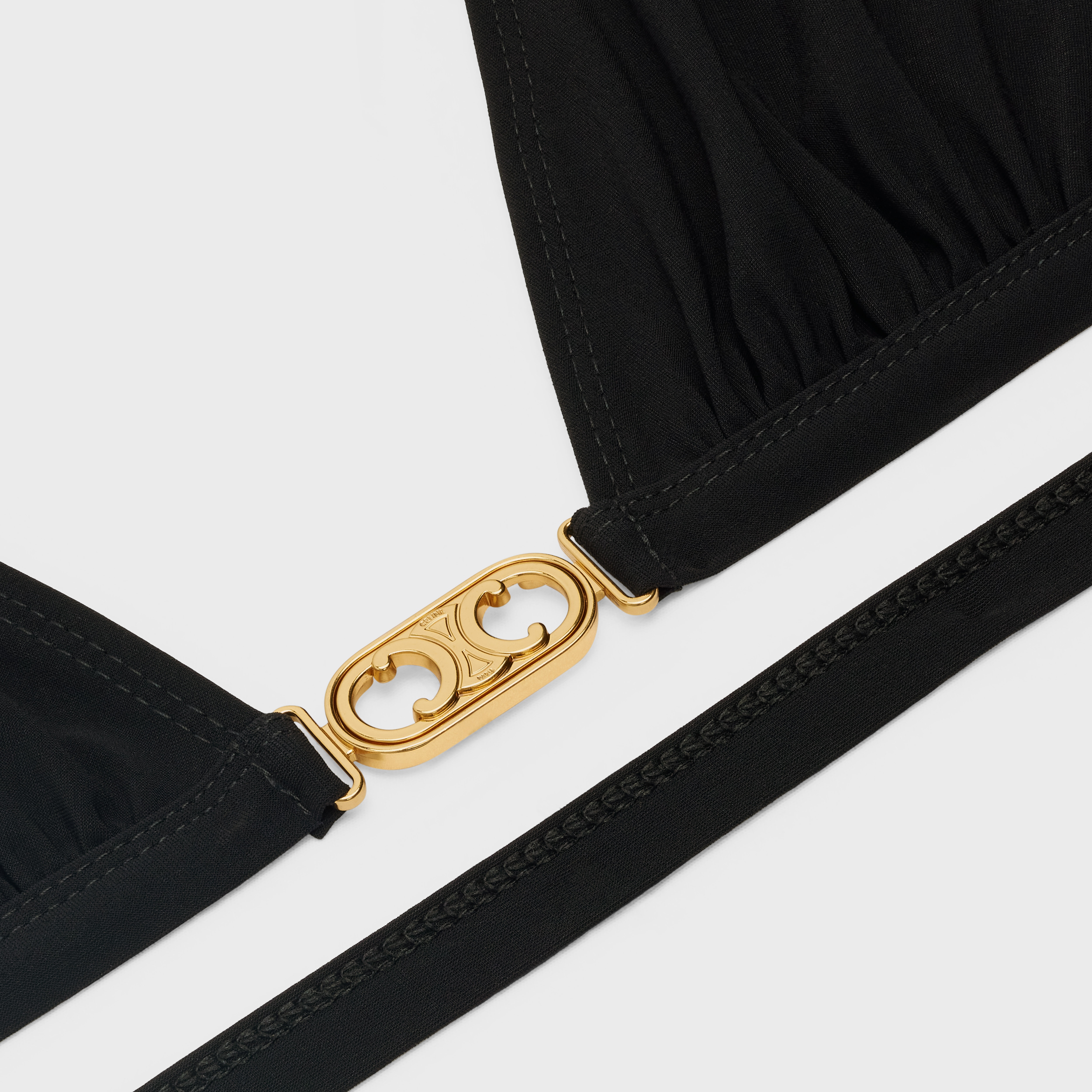 TRIOMPHE MATTE JERSEY TRIANGLE BRA TOP - 3