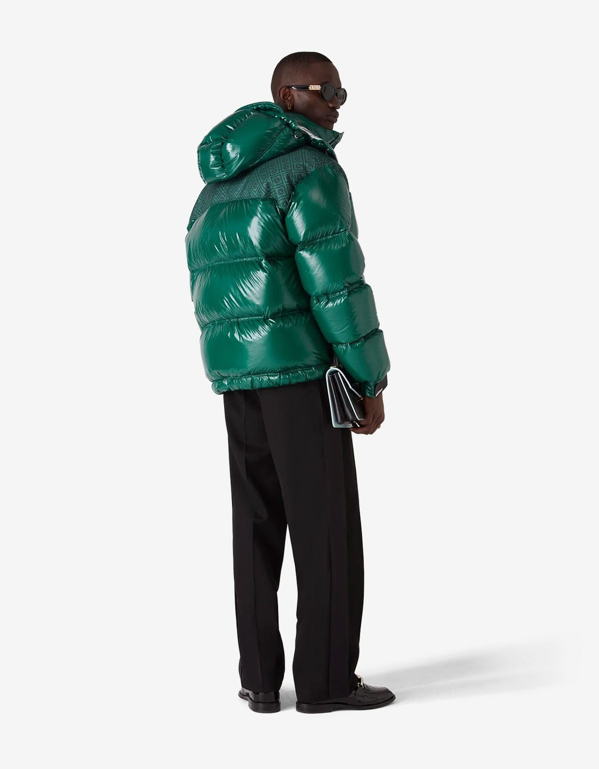 Cassablanca Green Nylon Puffer Jacket - 4
