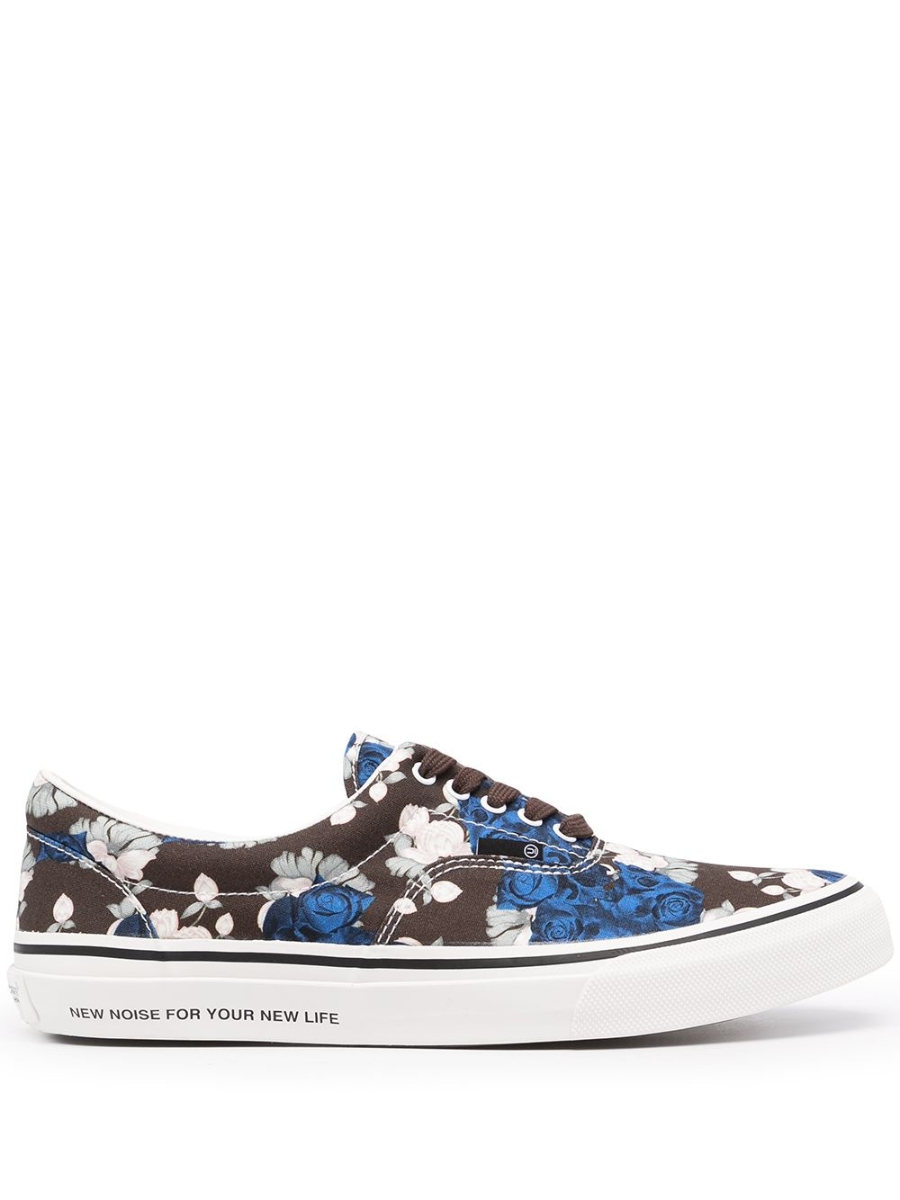 floral-print low-top sneakers - 1