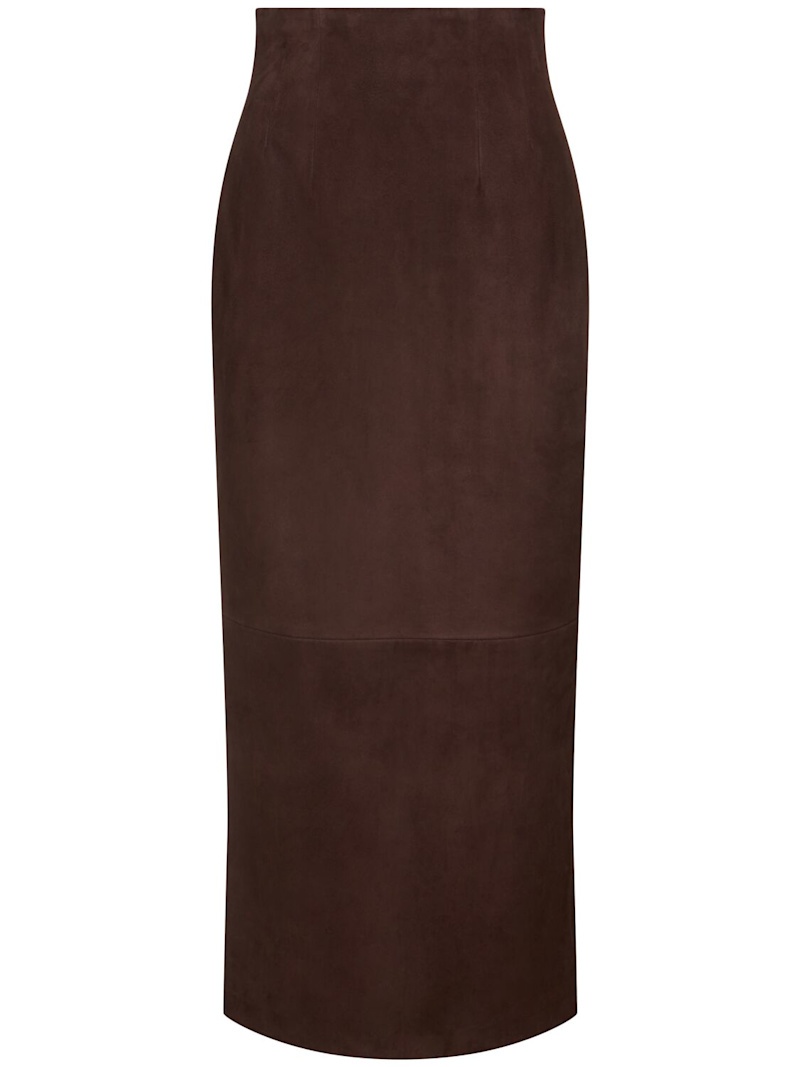 Loxley leather long skirt - 1