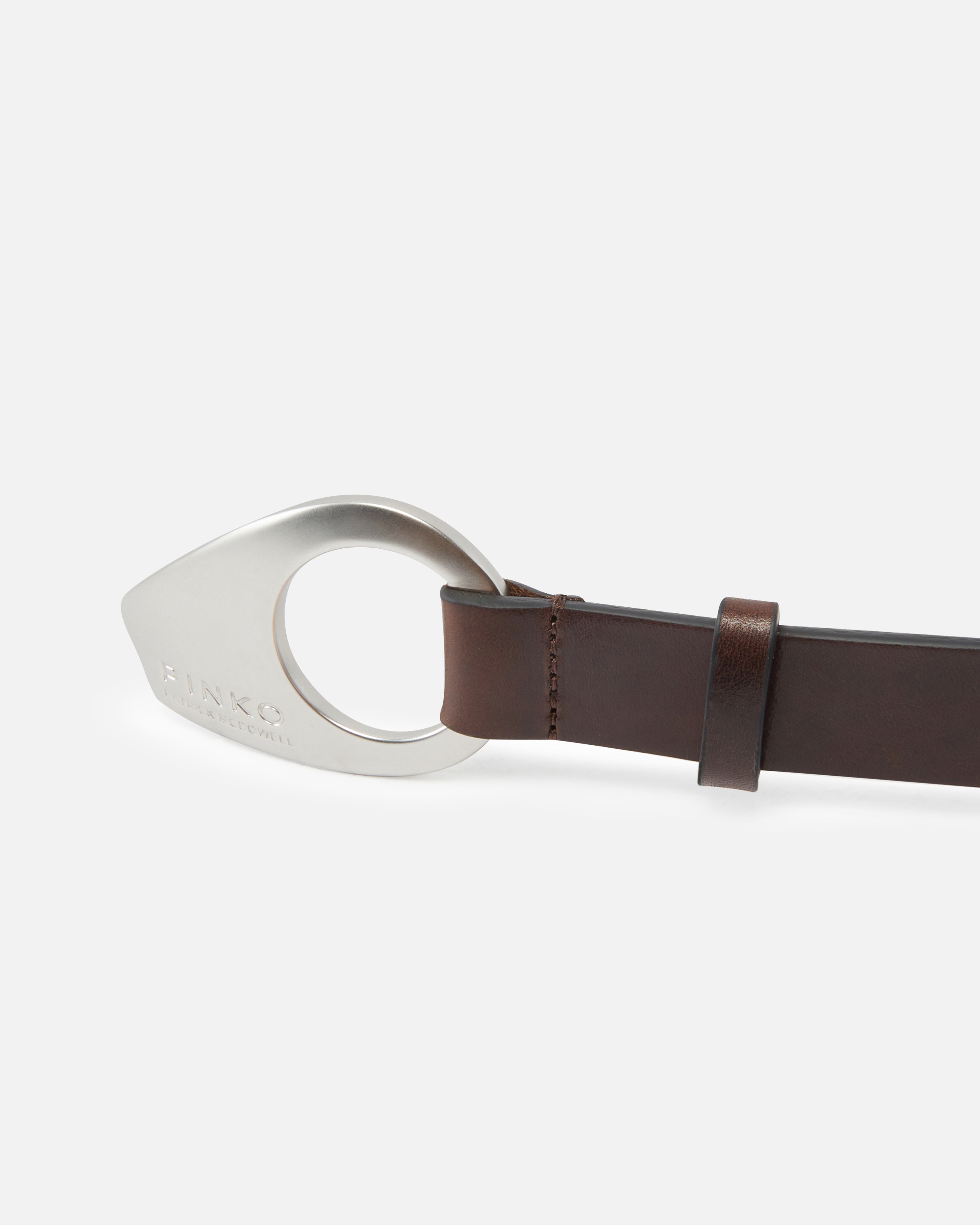 SLIM BELT 2.5 CM WITH GEOMETRIC BUCKLE REIMAGINE PINKO X PATRICK MCDOWELL - 5