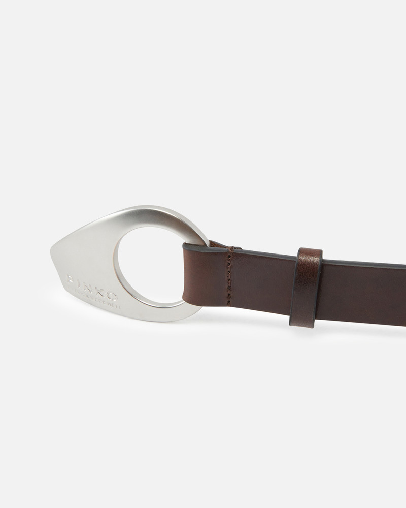 SLIM BELT 2.5 CM WITH GEOMETRIC BUCKLE REIMAGINE PINKO X PATRICK MCDOWELL 5