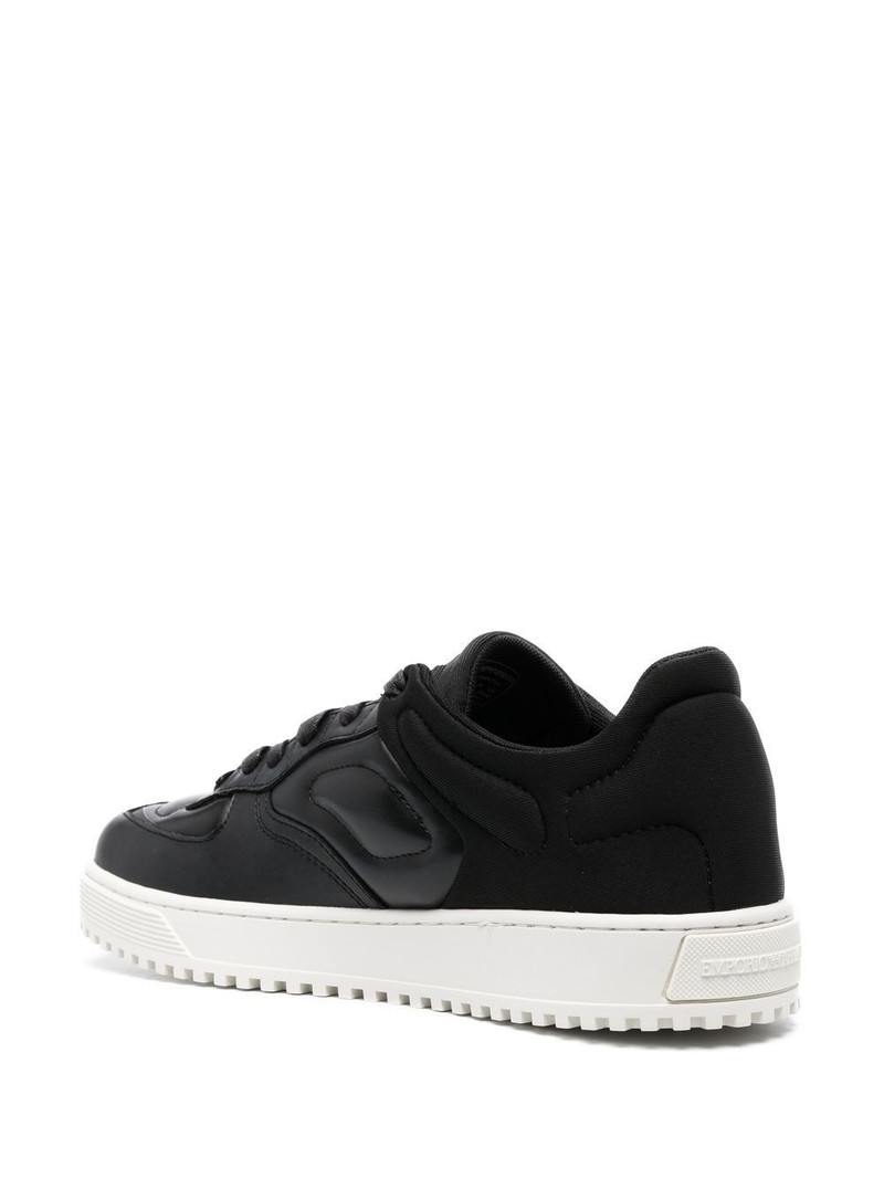 quilted hybrid lace-up sneakers 3
