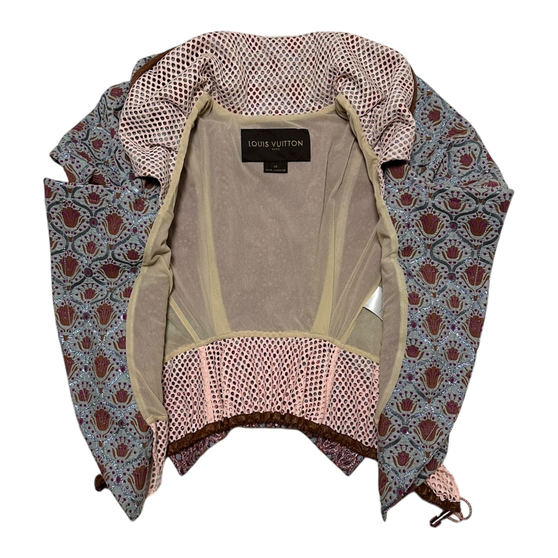LOUIS VUITTON Spring Summer 2010 Floral Print Short Sleeve Jacket - 7