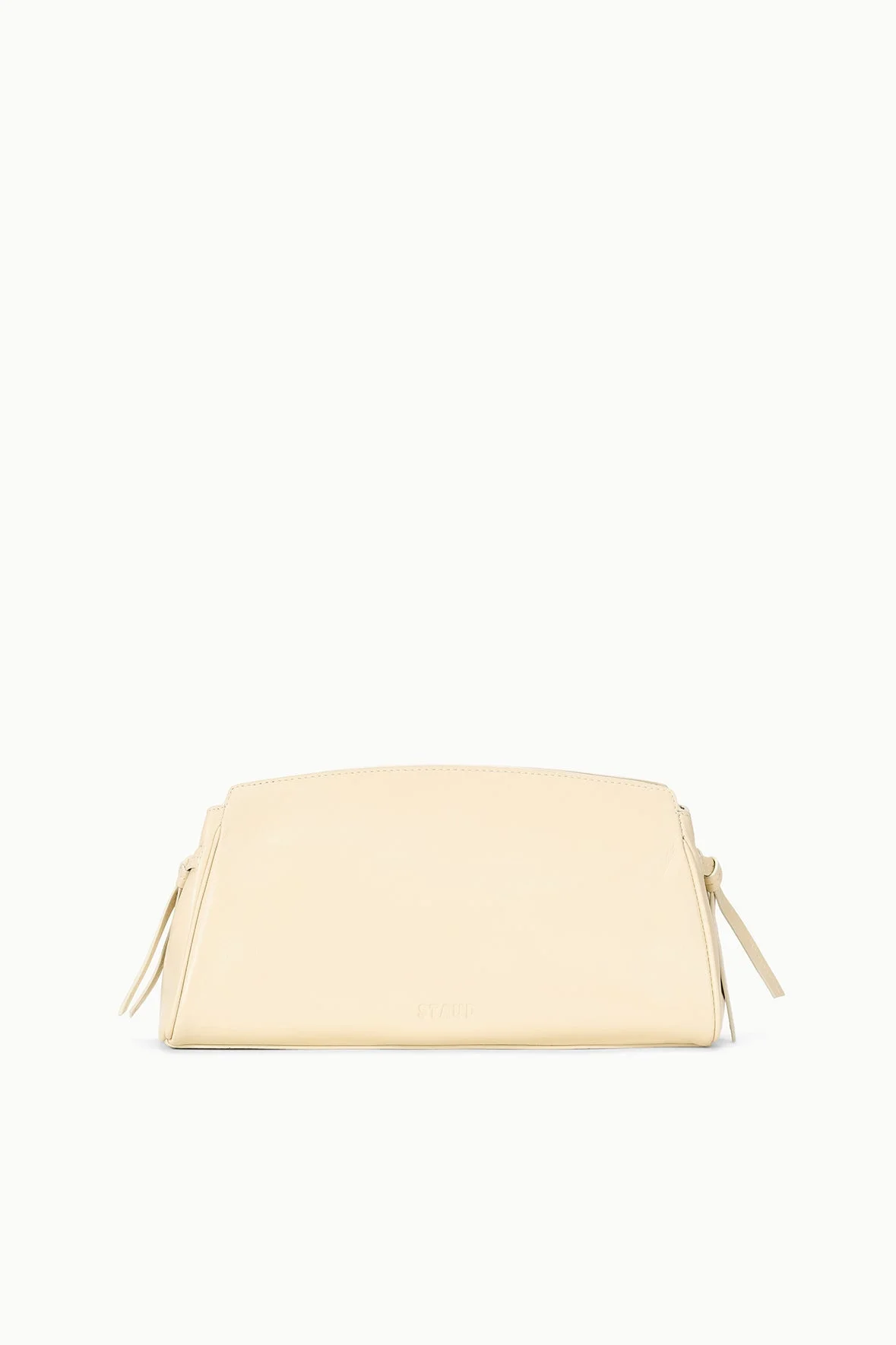 STAUD MAUDE CONVERTIBLE CLUTCH CREAM - 1