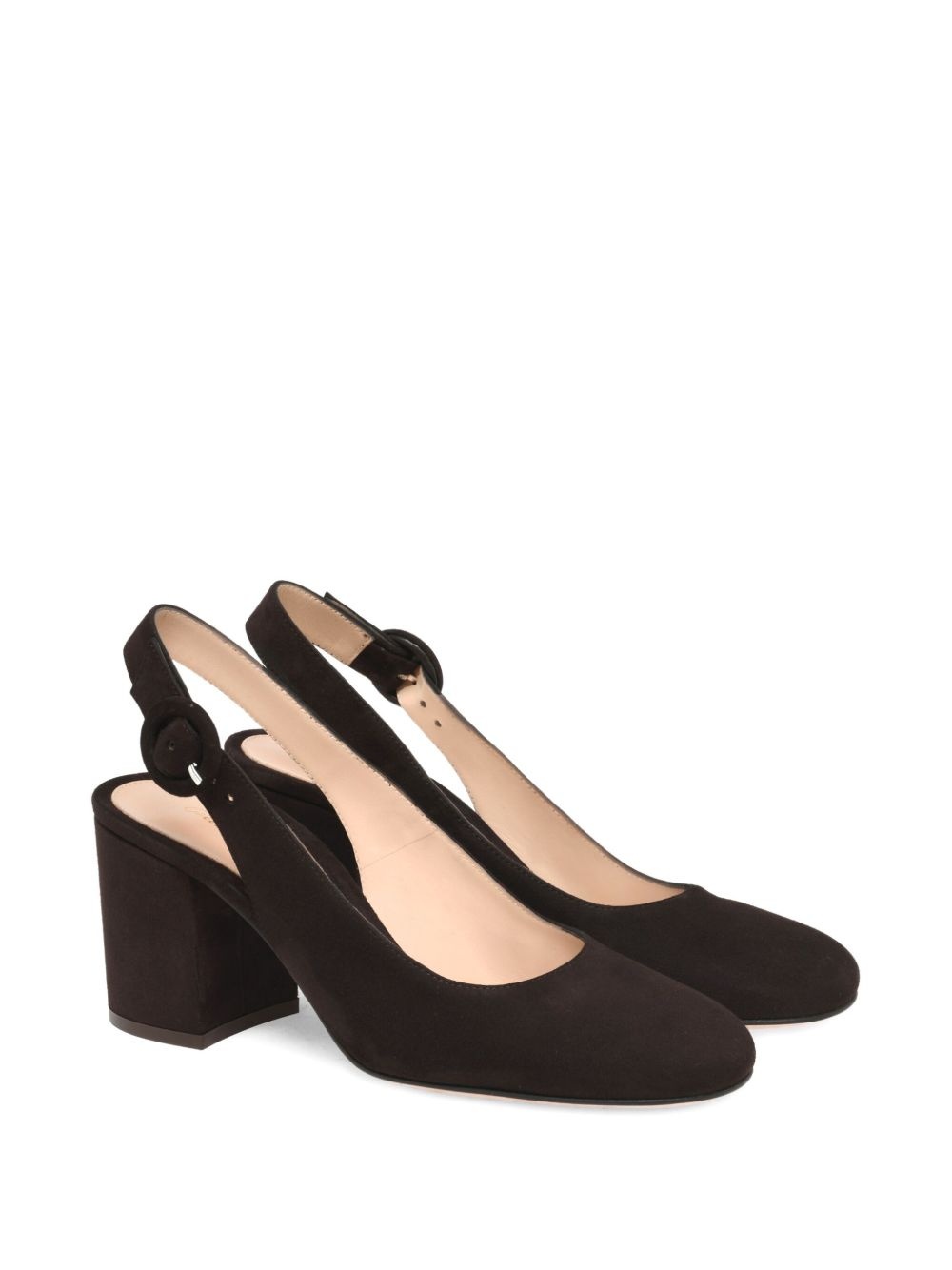slingback heeled pumps - 2