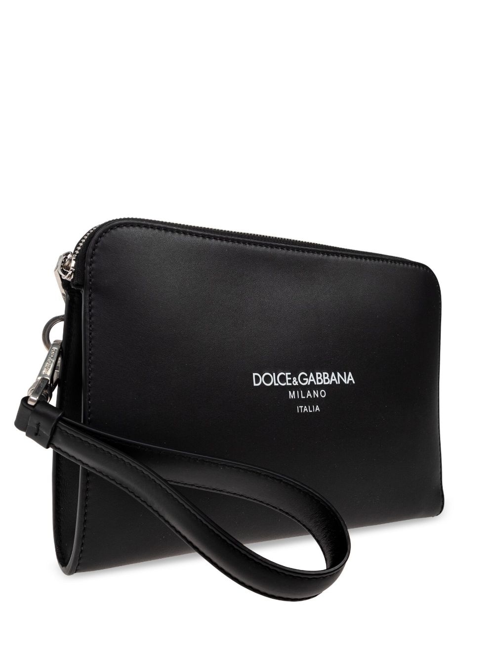 leather clutch bag - 4
