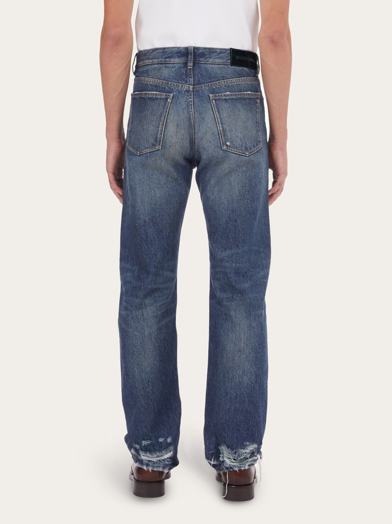 Ripped five pocket trouser 3