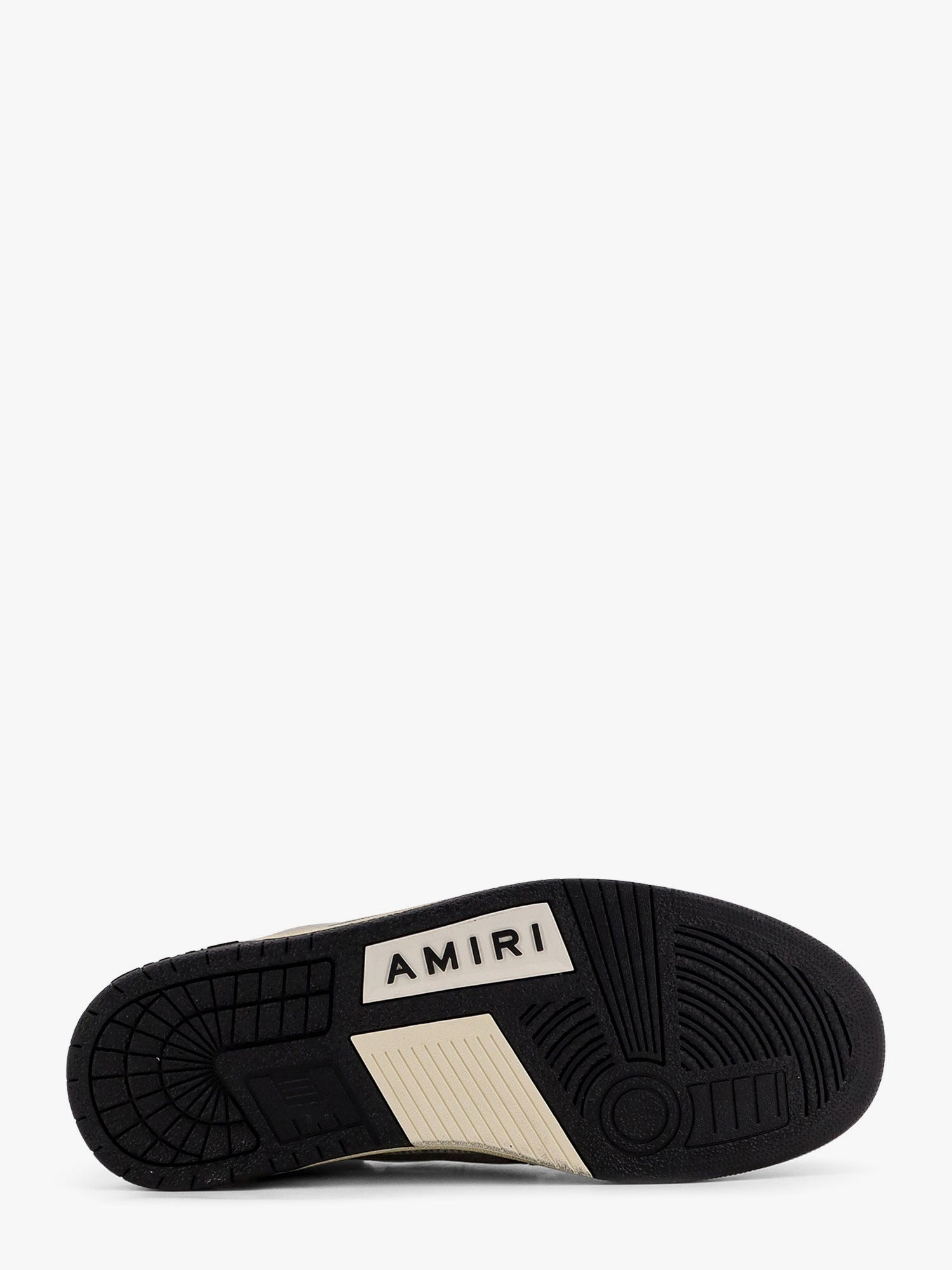 Amiri Crystal Skel Top Low Leather And Suede Sneakers With Rhinestones Detail - 5
