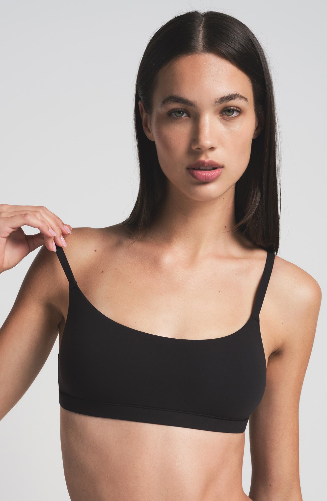 SKIMS Fits Everybody Scoop Bralette in Onyx at Nordstrom - 3