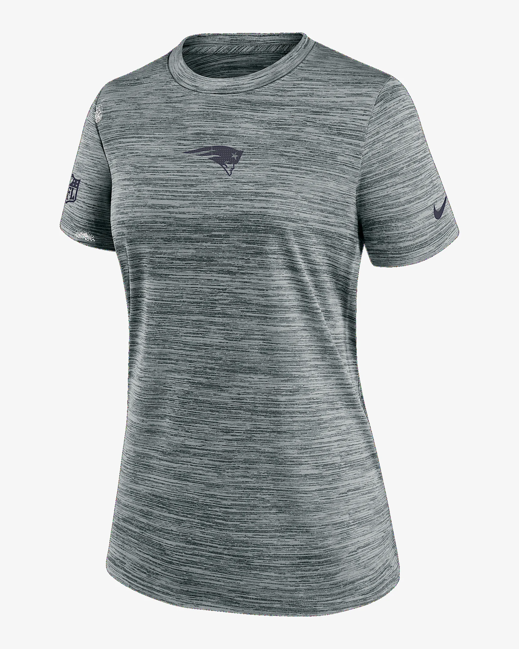 New England Patriots Sideline Team Issue Velocity Women's Nike Dri-FIT NFL T-Shirt - 1