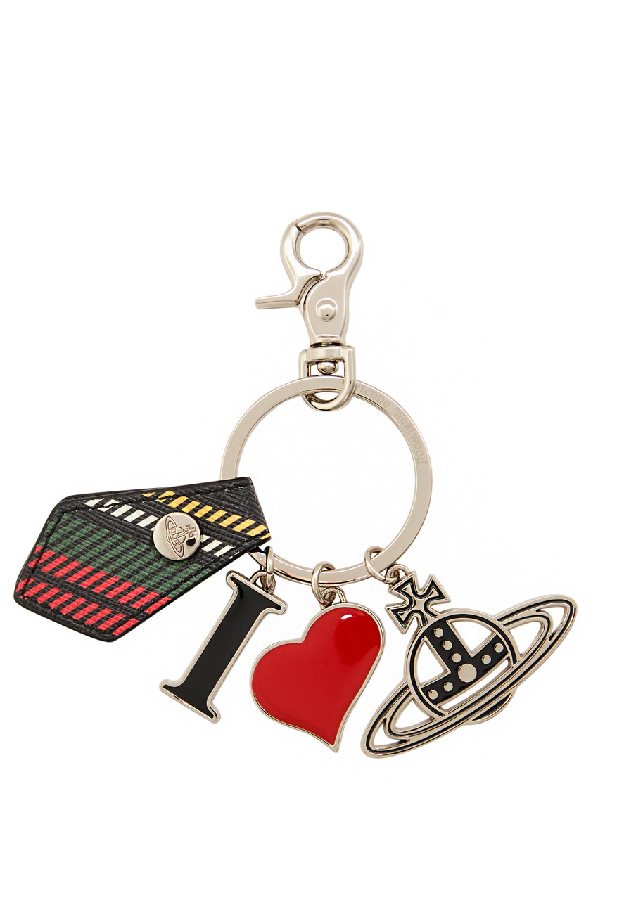 Vivienne Westwood I Love Orb Enamelled Keyring - 1