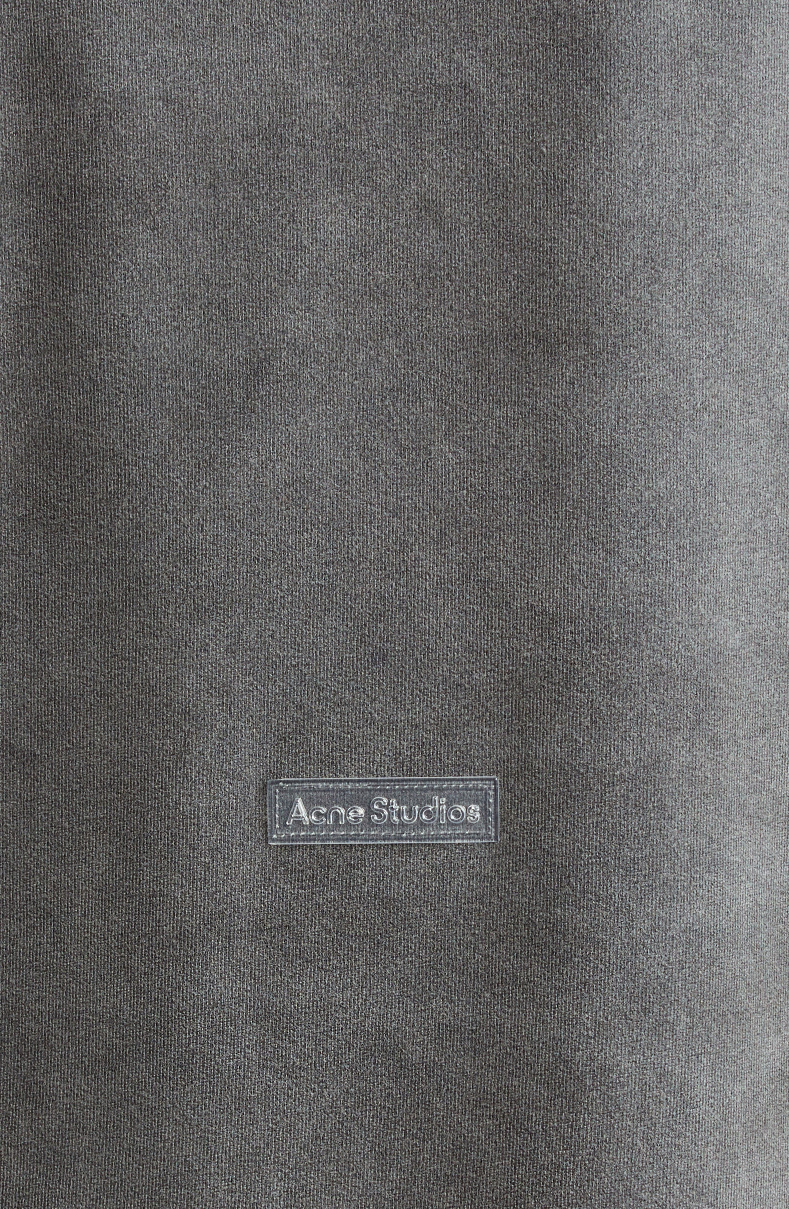 Acne Studios Exford Oversize T-Shirt in Faded Black at Nordstrom - 7