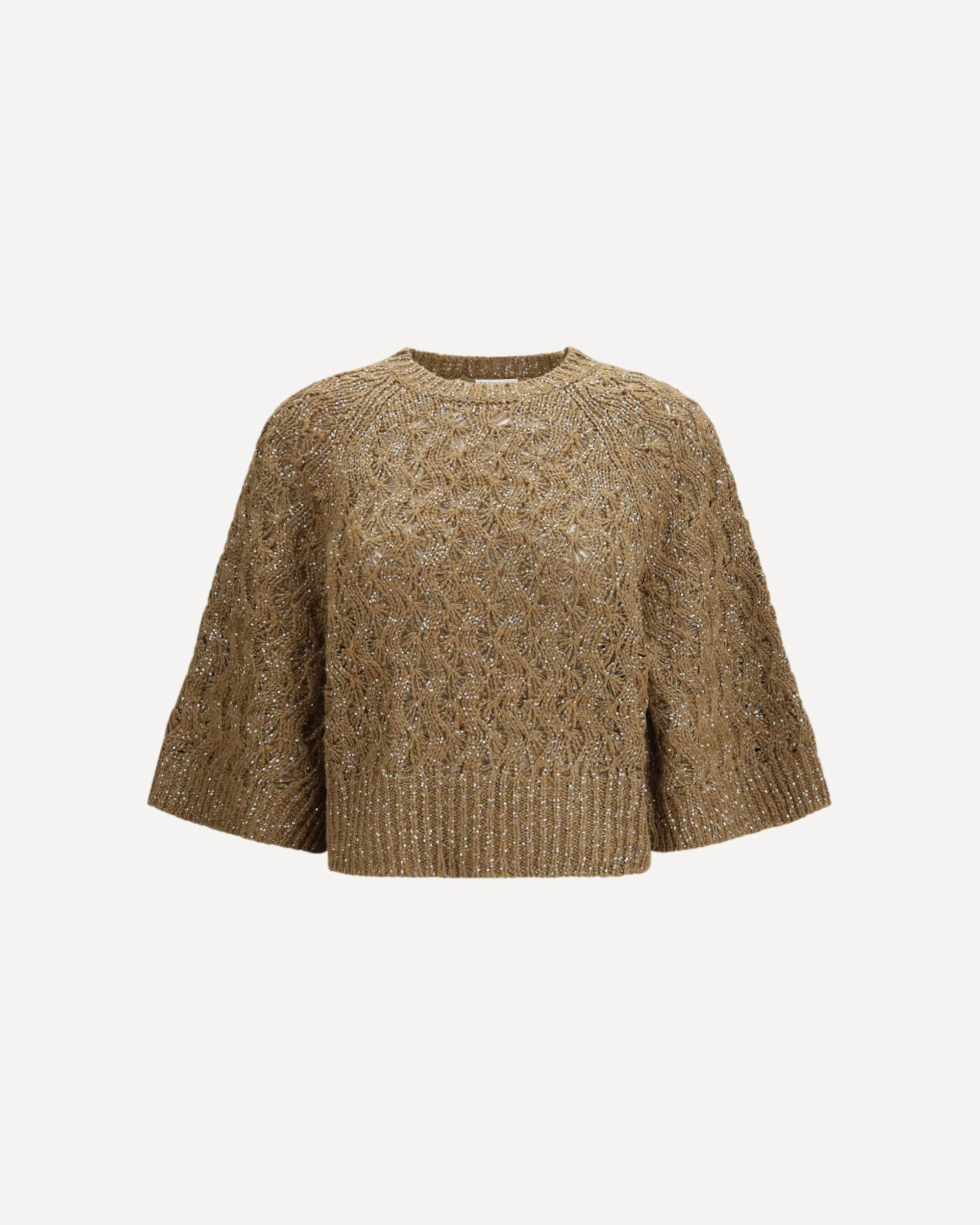 Open-knit construction Sweater - 1