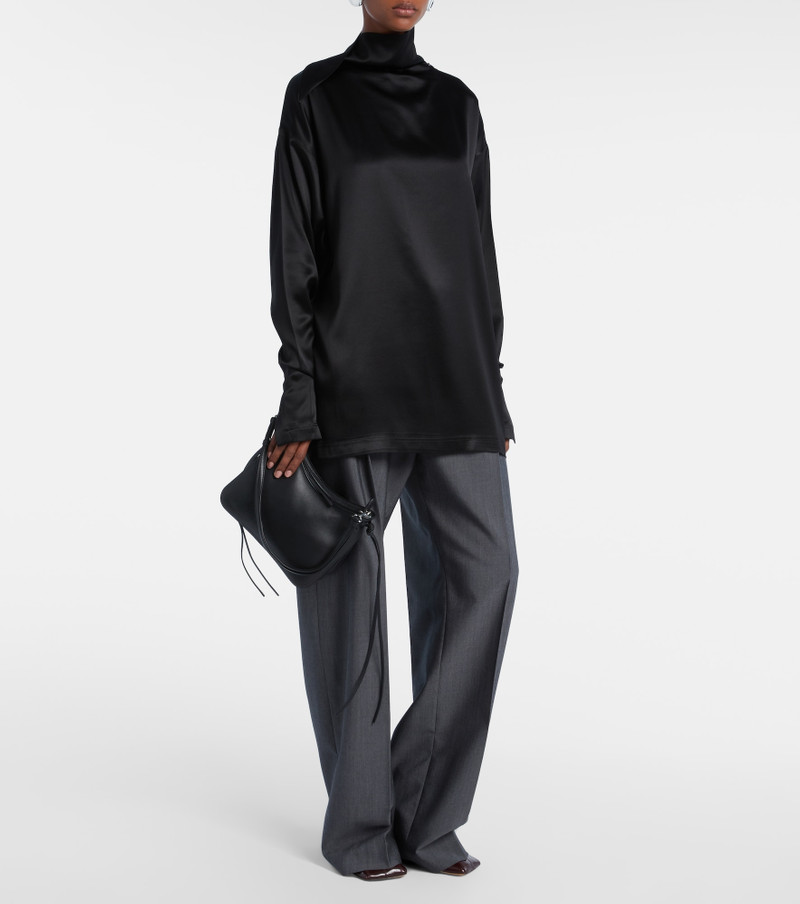 PHOEBE PHILO Silk-blend satin blouse outlook