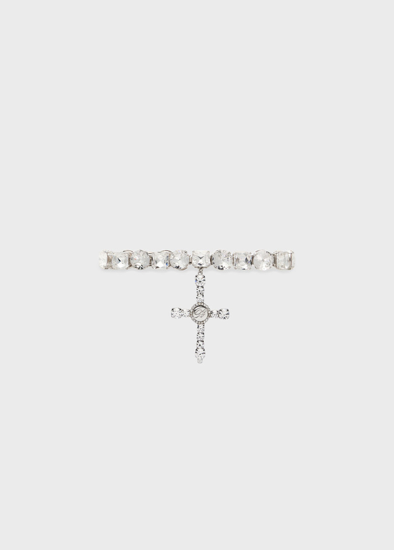 Blumarine METAL CHOKER WITH GEM SETTINGS AND PENDANT outlook