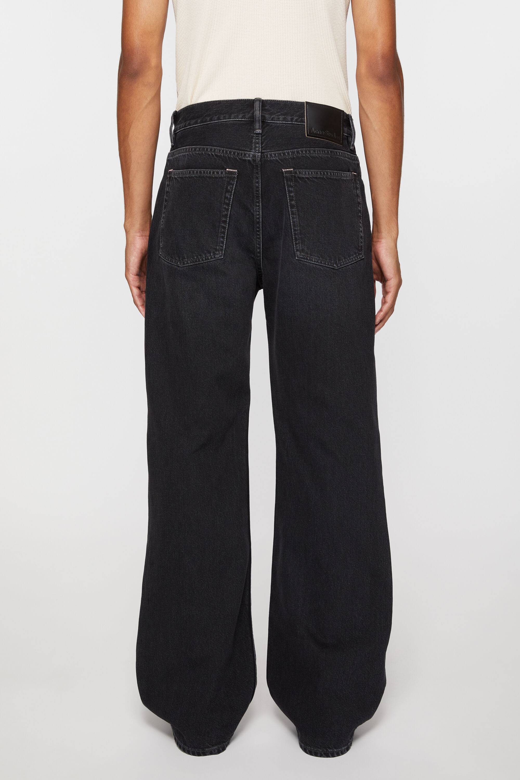 acne studios ルーズフィット　2021M ブラック　29/30 Acne Studios Loose fit jeans - 2021M - Black | REVERSIBLE