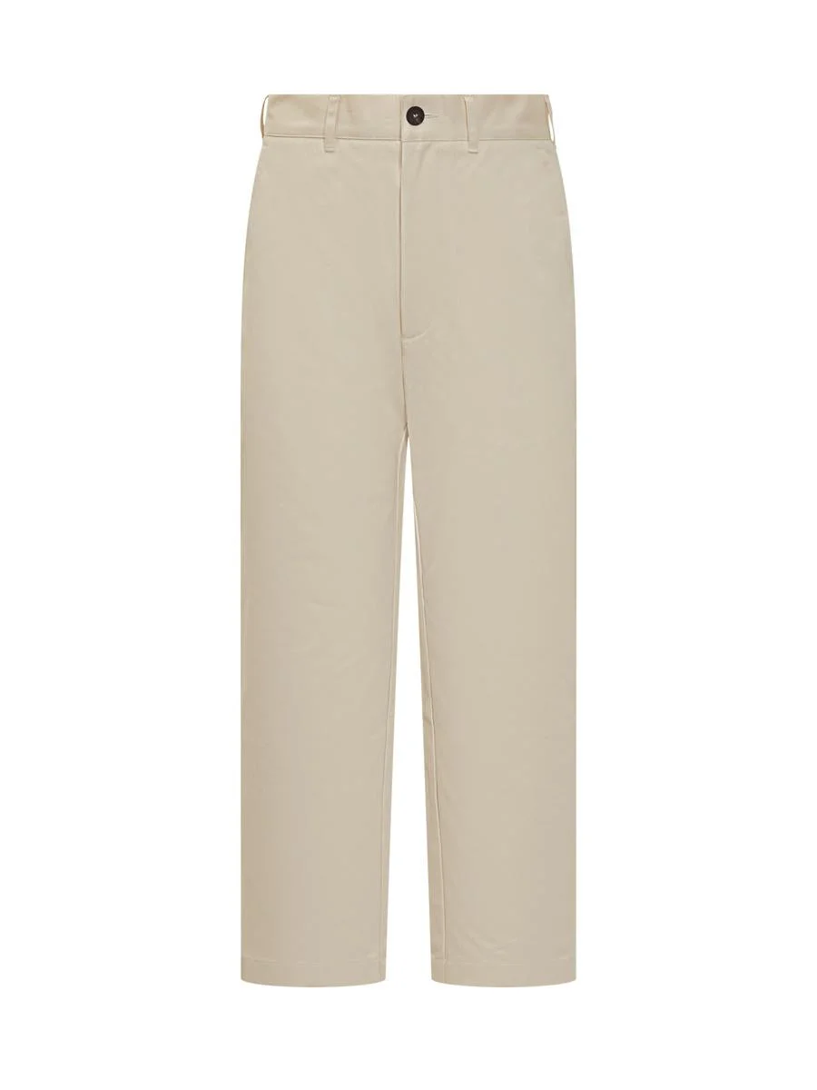 Studio Nicholson Studio Nicholson Straight Beige Pants - 1