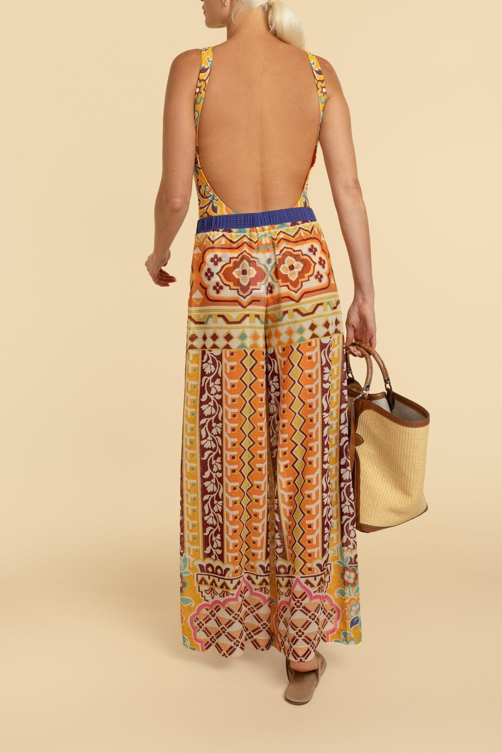 Cropped Tie Pant - 4