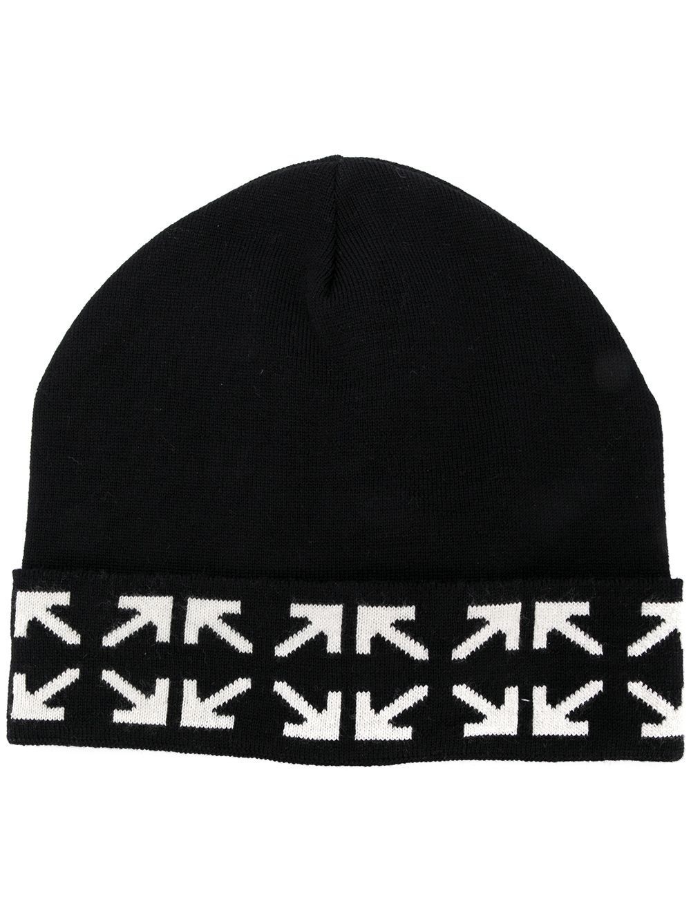 arrow pattern beanie - 1