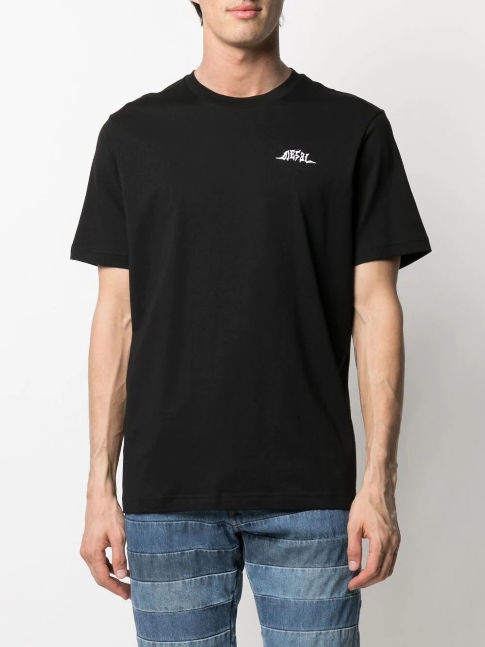 embroidered logo cotton T-shirt - 3