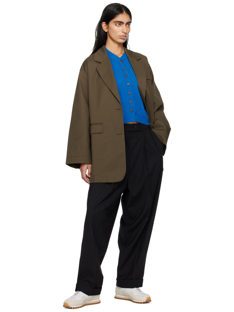 CORDERA Khaki Oversized Blazer outlook