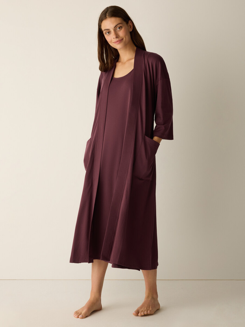 Organic Cotton Interlock Sleep Robe 3