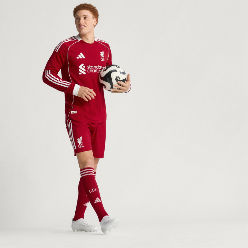 Liverpool FC 25/26 Long Sleeve Home Authentic Jersey 9