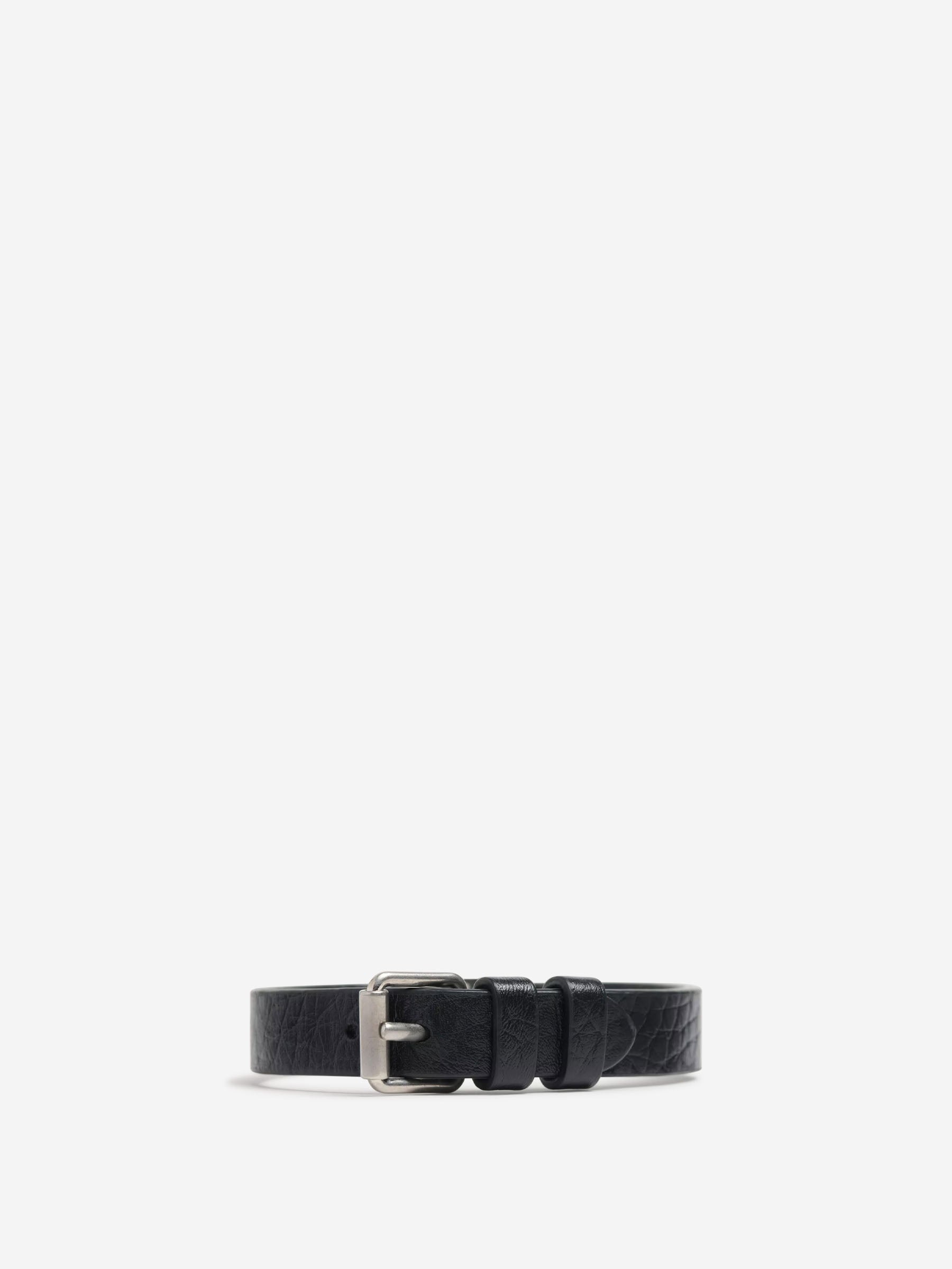 VLOGO LEATHER BRACELET - 3