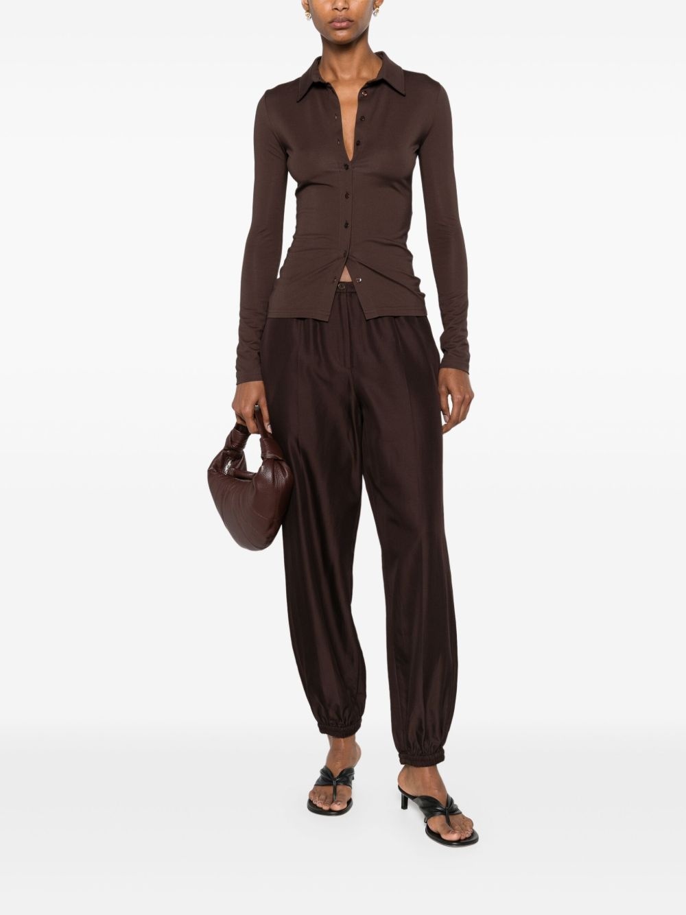 button-fastening trousers - 2