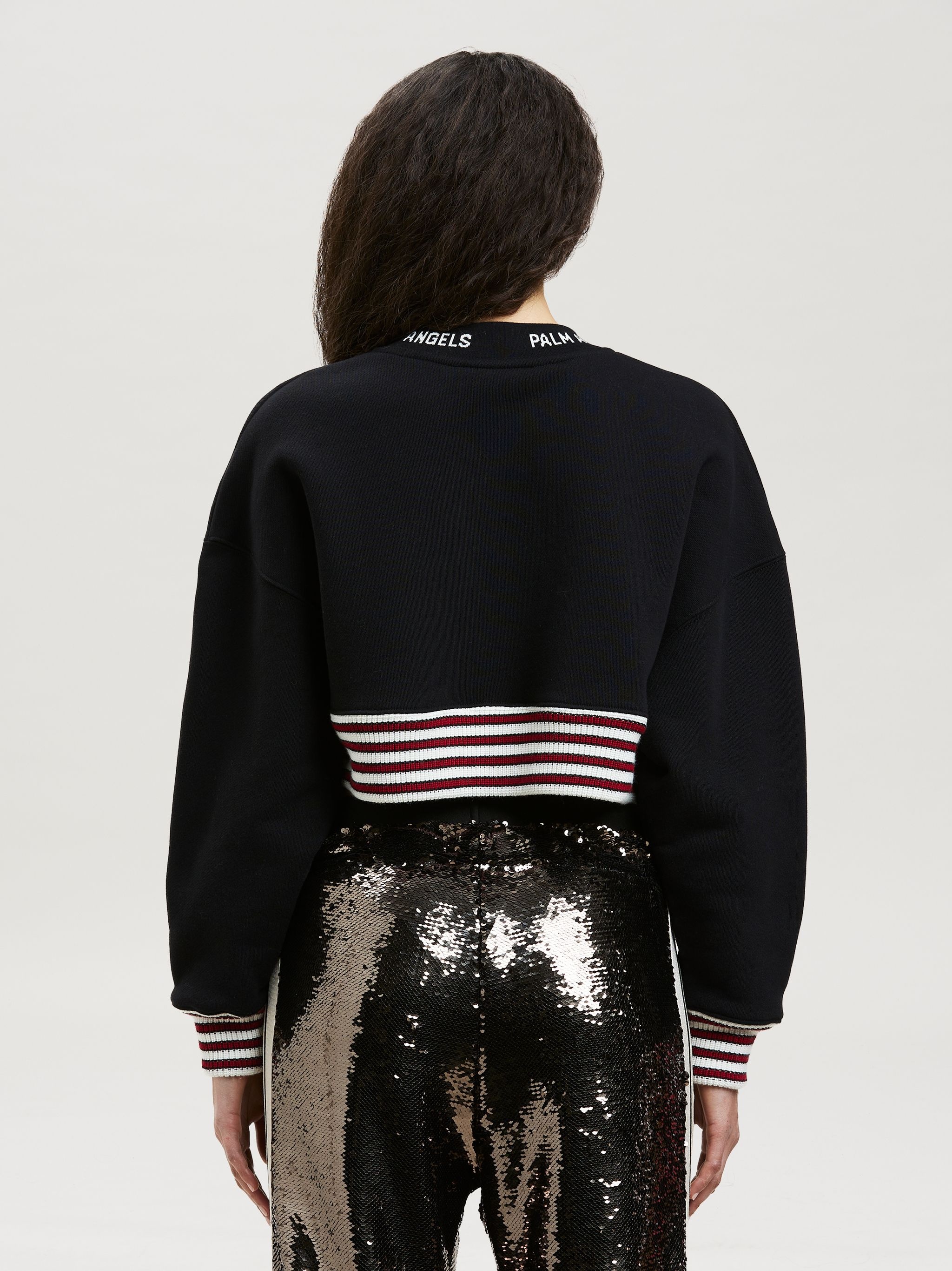 LOGO RIB CROPPED SWEATSHIRT - 5