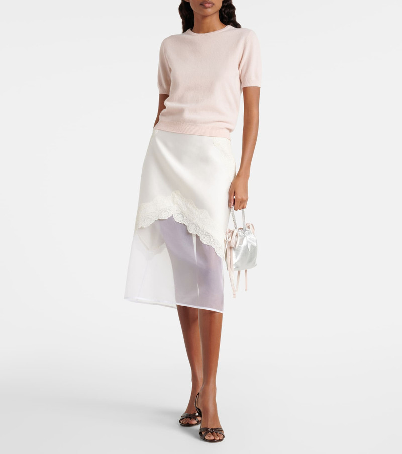 JIMMY CHOO Drawstring Mini embellished leather shoulder bag outlook