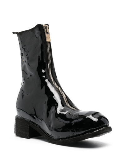 Guidi laminated leather boots outlook